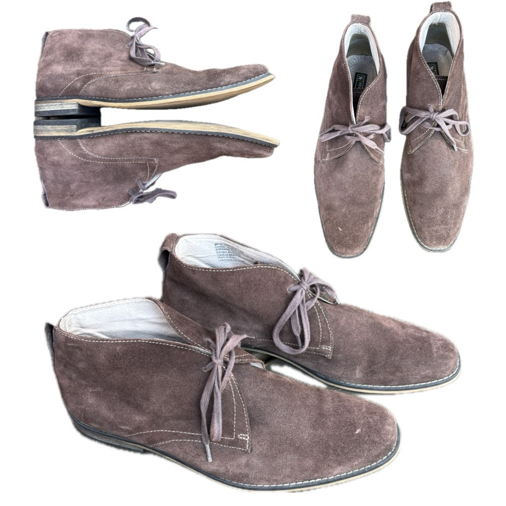 Stacy Adams Brown Suede Ankle Desert Boots Men’s size 10.5 business Casual